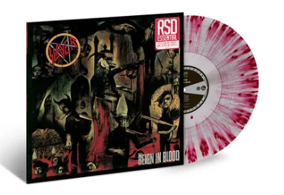 SLAYER - Reign In Blood [RSD Clear Red Splatter] Vinyl Record