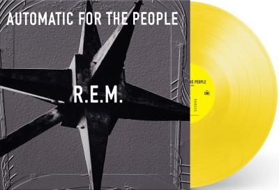 R.E.M. Automatic For The People (Indie Exclusive, Colored Vinyl, Yellow, Limited Edition, 180 Gram Vinyl) Vinyl Record