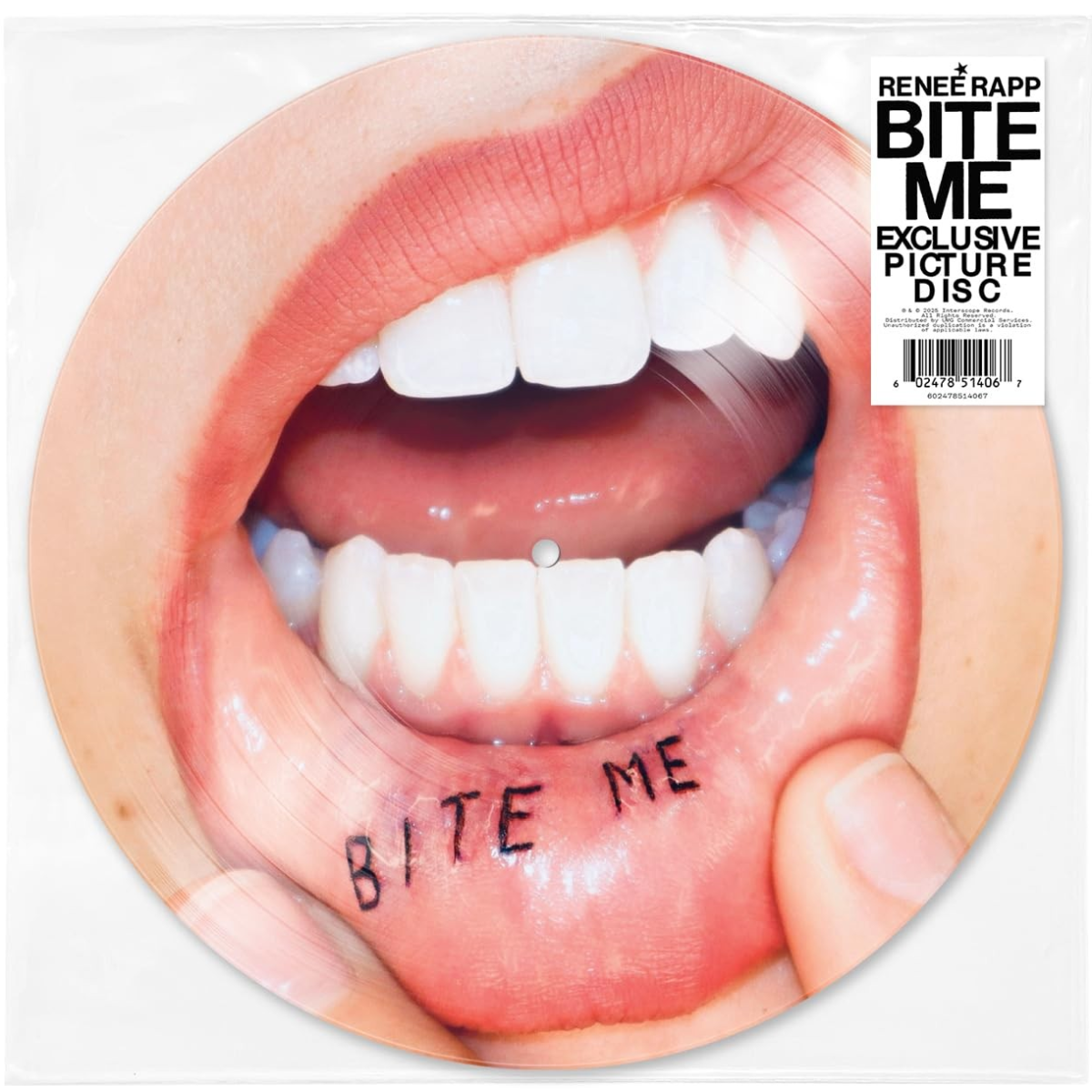 BITE ME (Limited Edition, Picture Disc Vinyl) (Vinyl) Vinyl Record