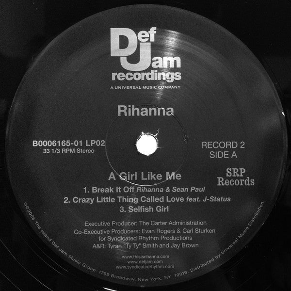 Rihanna A Girl Like Me Def Jam Recordings, SRP Records 2xLP, Album Mint (M) Mint (M)