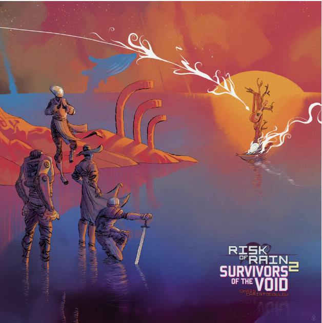 Risk of Rain 2: Survivors of the Void (Original Soundtrack) (Black Sparkle) Vinyl Record