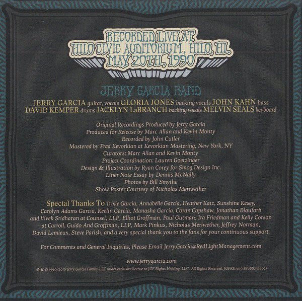 GarciaLive Volume 10 (May 20th, 1990 Hilo Civic Auditorium)(CD) | Mint (M)