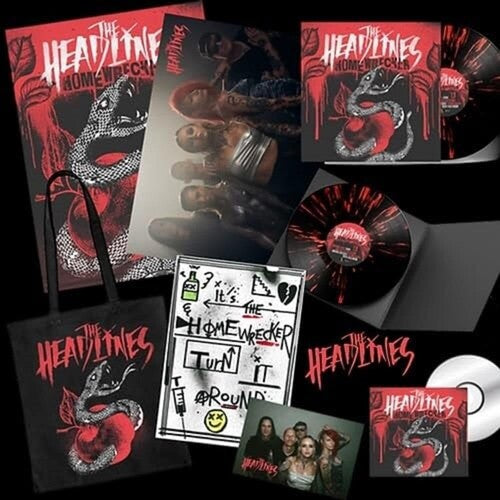 The Headlines - (PRE-ORDER 12/19/2025) Homewrecker - Black/ Red Splatter (With CD, Deluxe Edition VINYL) |