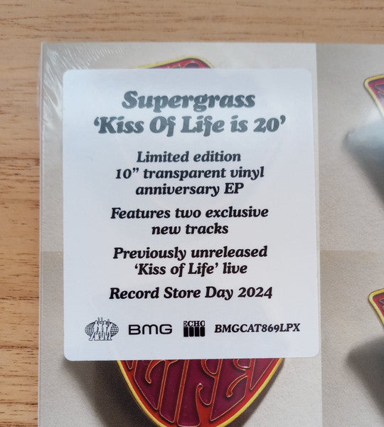 Supergrass - Kiss Of Life (CLEAR VINYL RSD) |