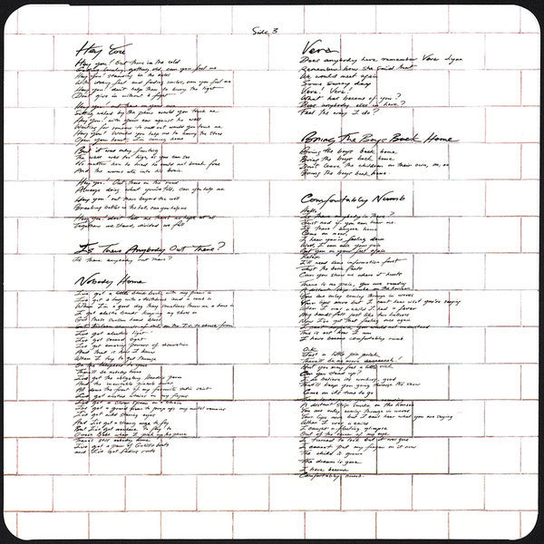The Wall (180g VINYL) | Mint (M) Mint (M)