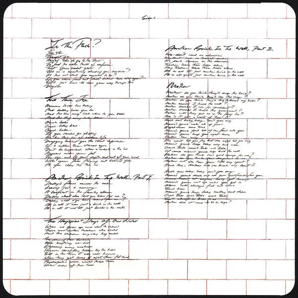The Wall (180g VINYL) | Mint (M) Mint (M)
