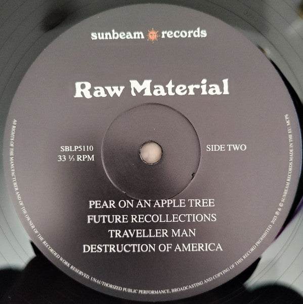 Raw Material (2) - Raw Material (VINYL) | Mint (M) Mint (M)