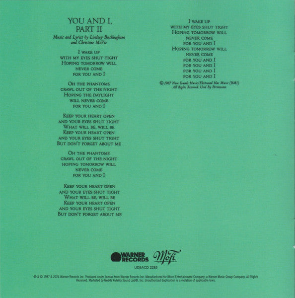 Tango In The Night (SACD) | Mint (M) Mint (M)