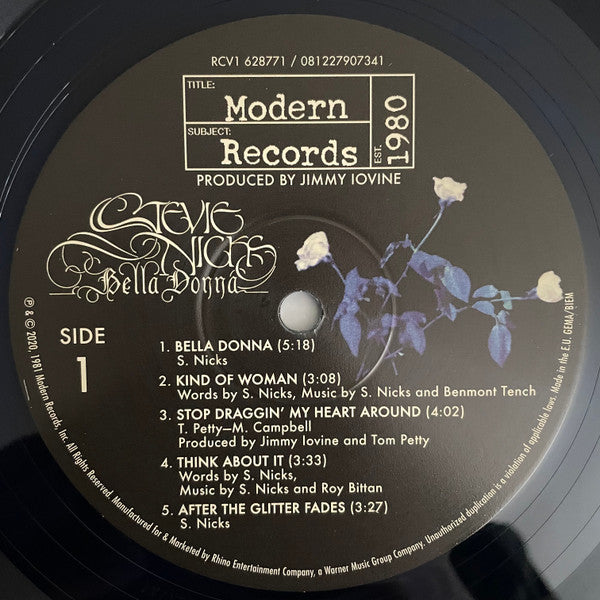 Bella Donna (BLUE VINYL - VMP) | Mint (M) Mint (M)