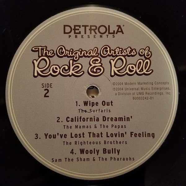 Detrola Presents The Original Artists Of Rock & Roll (VINYL) | Mint (M) Mint (M)