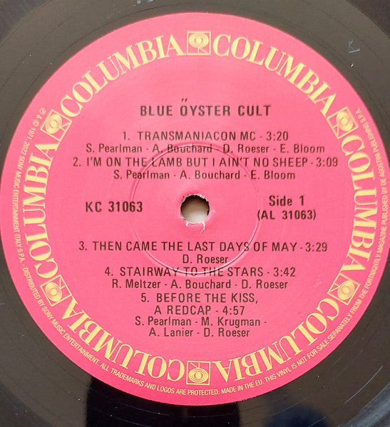 Blue Öyster Cult (VINYL) |