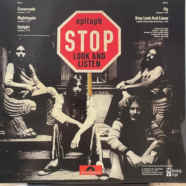 Stop Look And Listen (VINYL) | Mint (M) Mint (M)