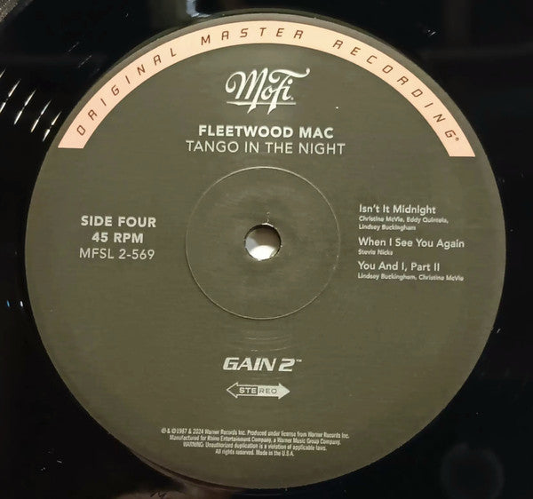 Tango In The Night (VINYL MFSL) | Mint (M) Mint (M)