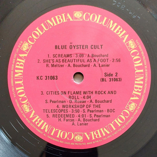 Blue Öyster Cult (VINYL) |