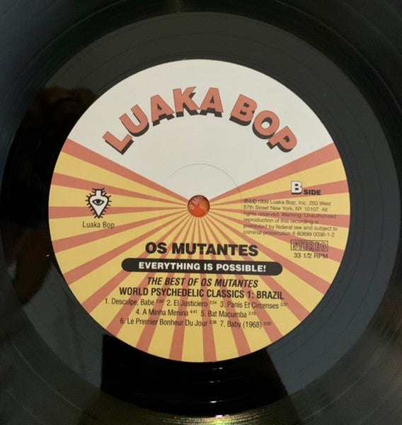 Everything Is Possible! - The Best Of Os Mutantes (VINYL) | Mint (M) Mint (M)