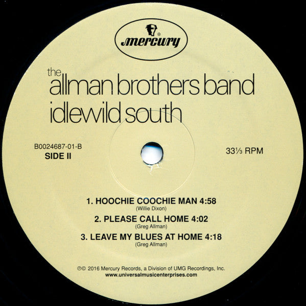 The Allman Brothers Band - Idlewild South (VINYL) | Mint (M) Mint (M)