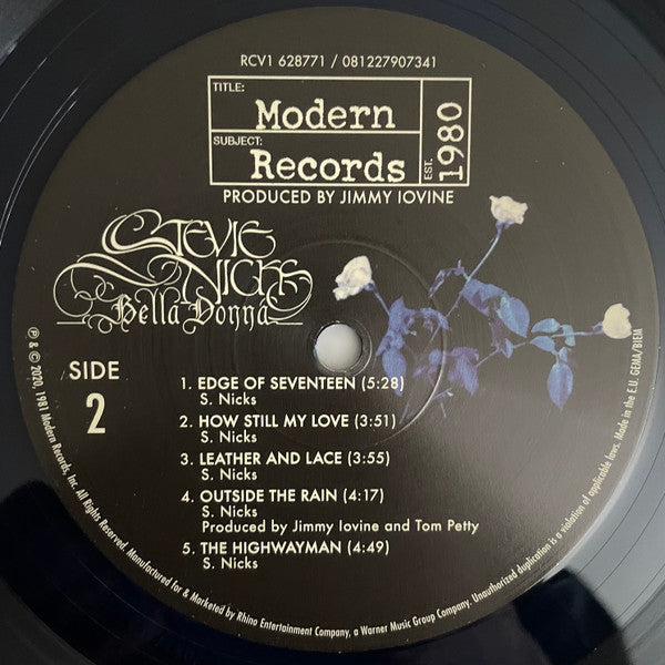Bella Donna (BLUE VINYL - VMP) | Mint (M) Mint (M)