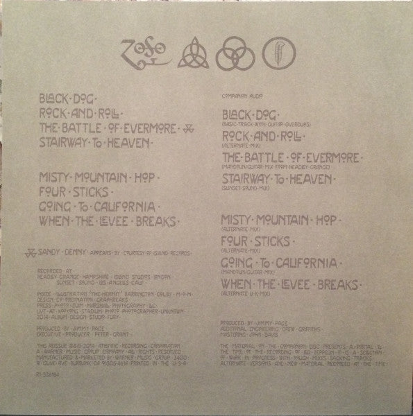 Led Zeppelin - Untitled: Deluxe Edition (180 GRAM VINYL) | Mint (M) Mint (M)