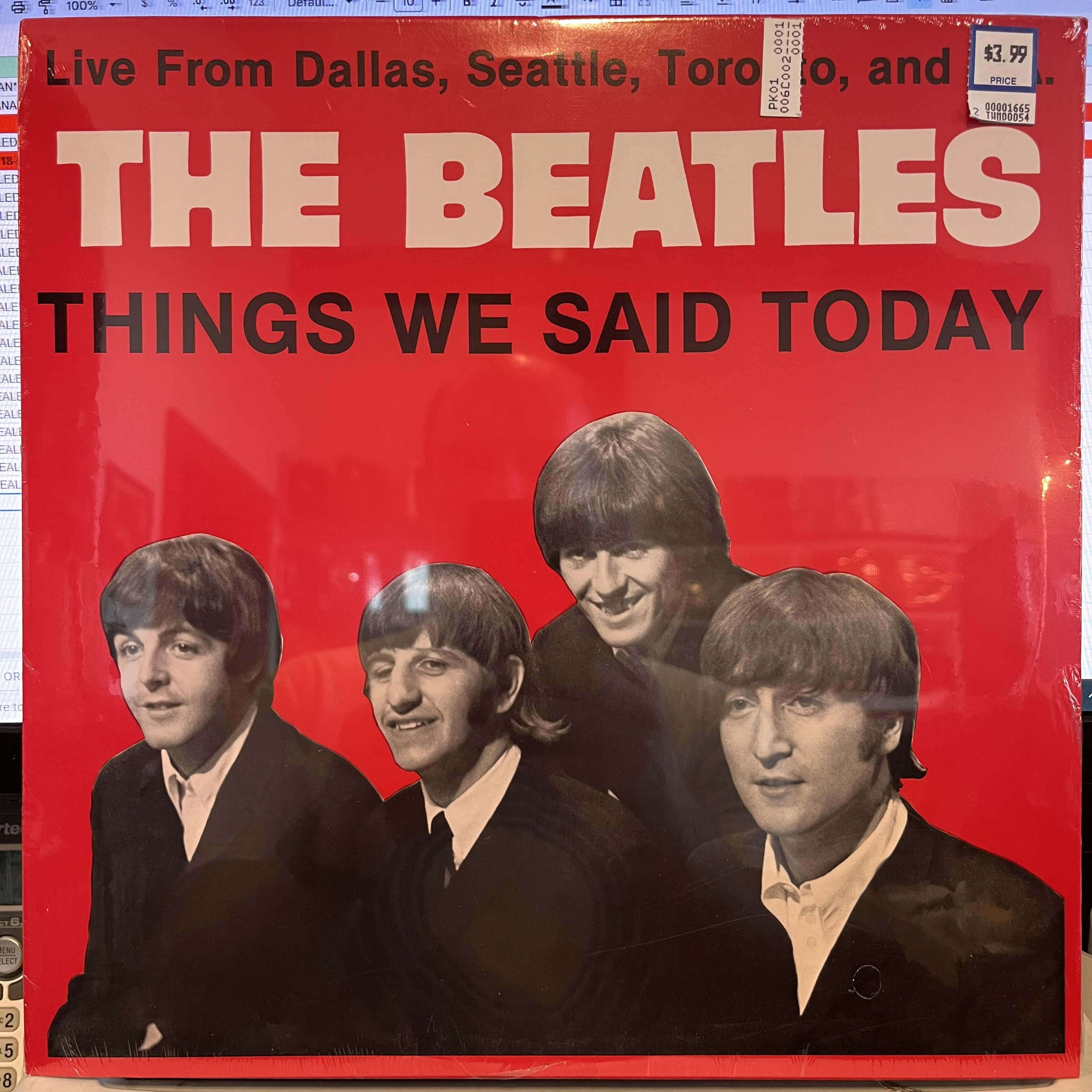 Things We Said Today *SEALED* | Mint (M) Mint (M)