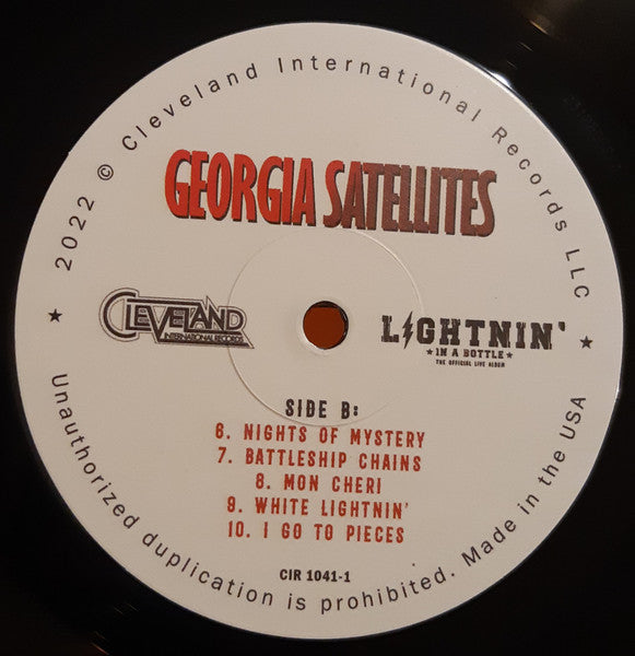 The Georgia Satellites - Lightnin' In A Bottle (The Official Live Album)(2xVINYL) | Mint (M) Mint (M)
