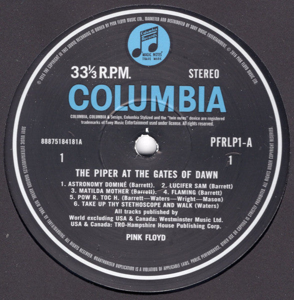 The Piper At The Gates Of Dawn (VINYL) | Mint (M) Mint (M)