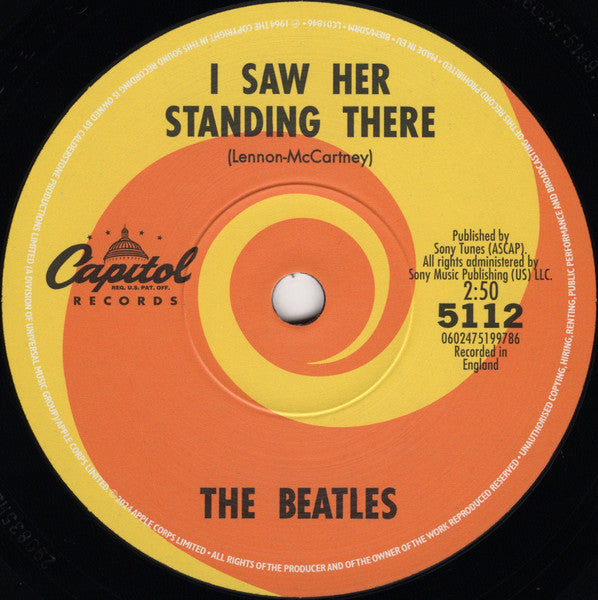 I Want To Hold Your Hand / I Saw Her Standing There (7" VINYL)(RSD BLACK FRIDAY) | Mint (M) Mint (M)