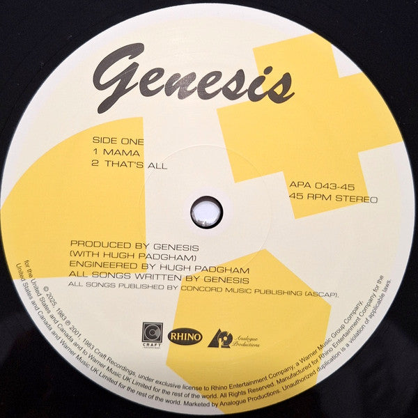 Genesis (AARP 2xVINYL) | Mint (M) Mint (M)