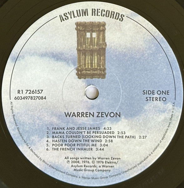 Warren Zevon - Warren Zevon (2XVINYL) | Mint (M) Mint (M)