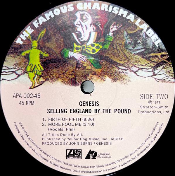Selling England By The Pound *ANALOGUE* | Mint (M) Mint (M)