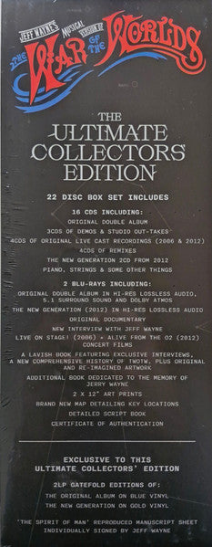 Jeff Wayne - Jeff Wayne's Musical Version Of The War Of The Worlds (VINYL & CD BOX SET) |