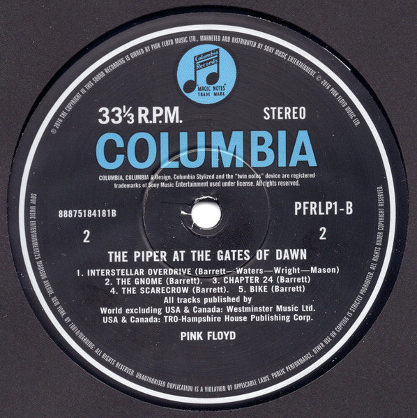 The Piper At The Gates Of Dawn (VINYL) | Mint (M) Mint (M)