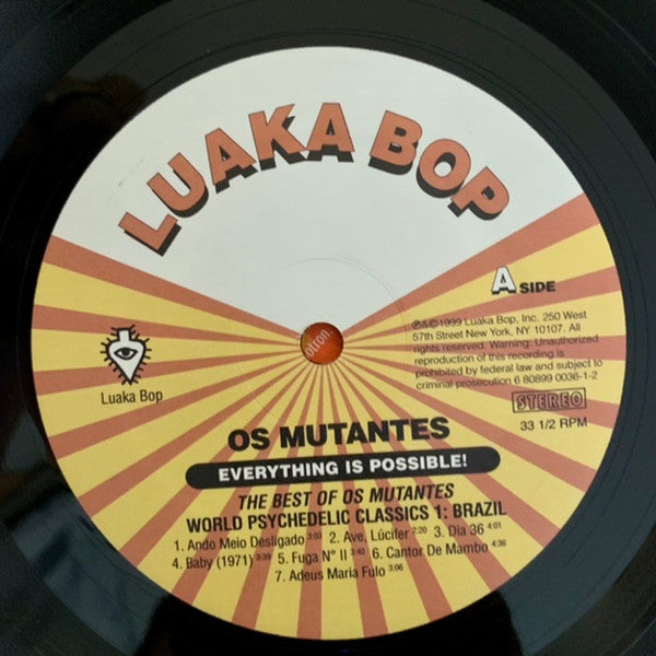 Everything Is Possible! - The Best Of Os Mutantes (VINYL) | Mint (M) Mint (M)