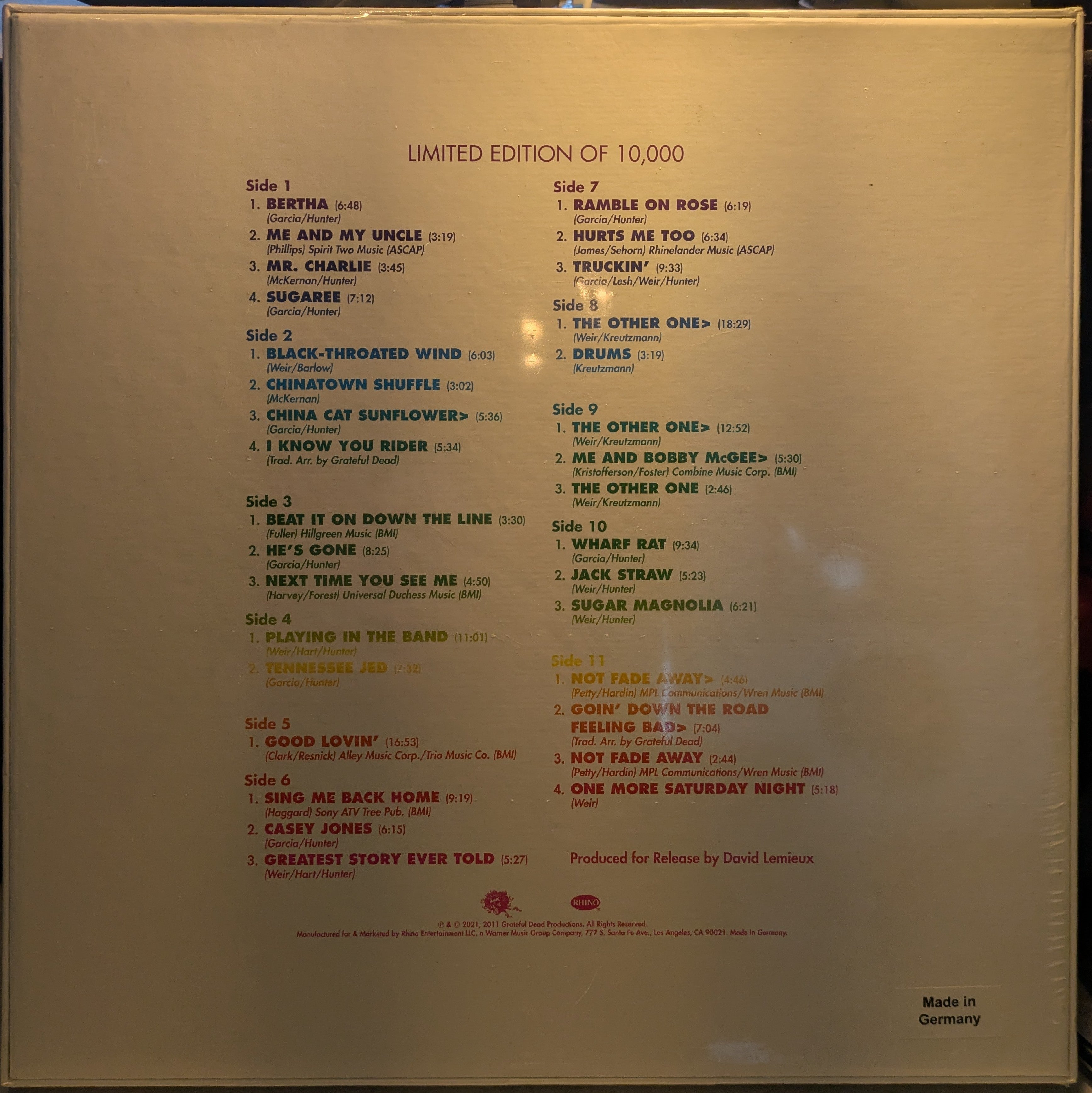 Olympia Theatre, Paris, France (5/3/72) (6xVINYL BOX SET) | Mint (M)
