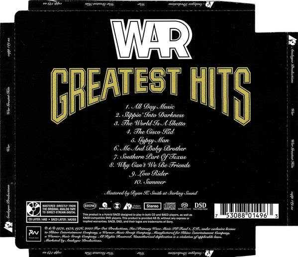 War - Greatest Hits (SACD) |