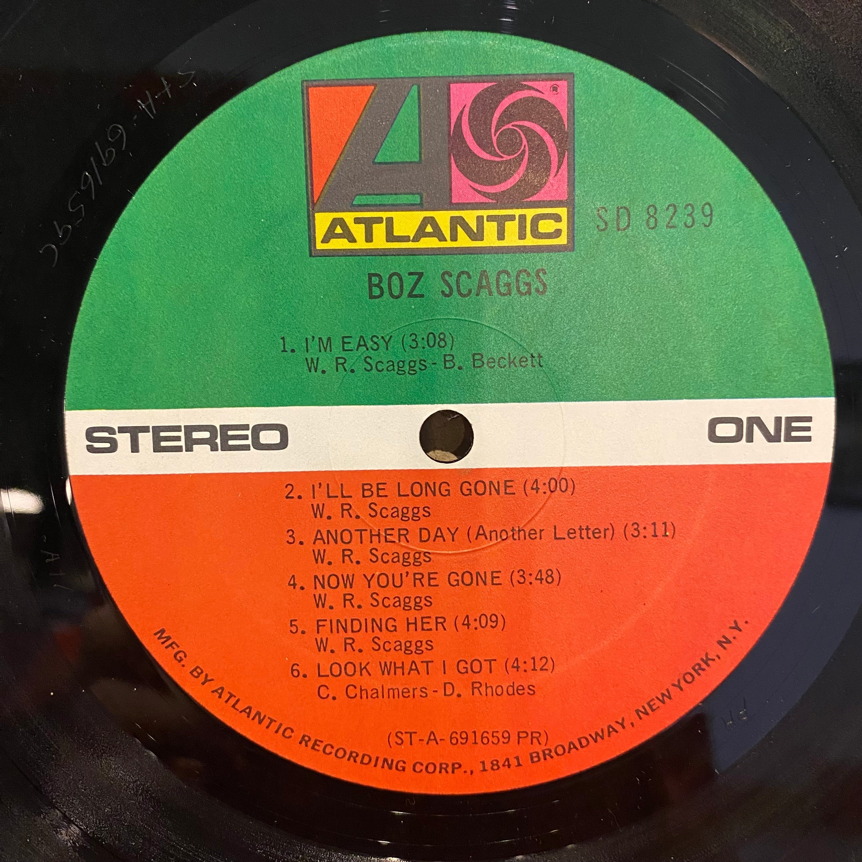Boz Scaggs - Boz Scaggs *PRESSWELL / MATTE* | Excellent (EX) Near Mint (NM)