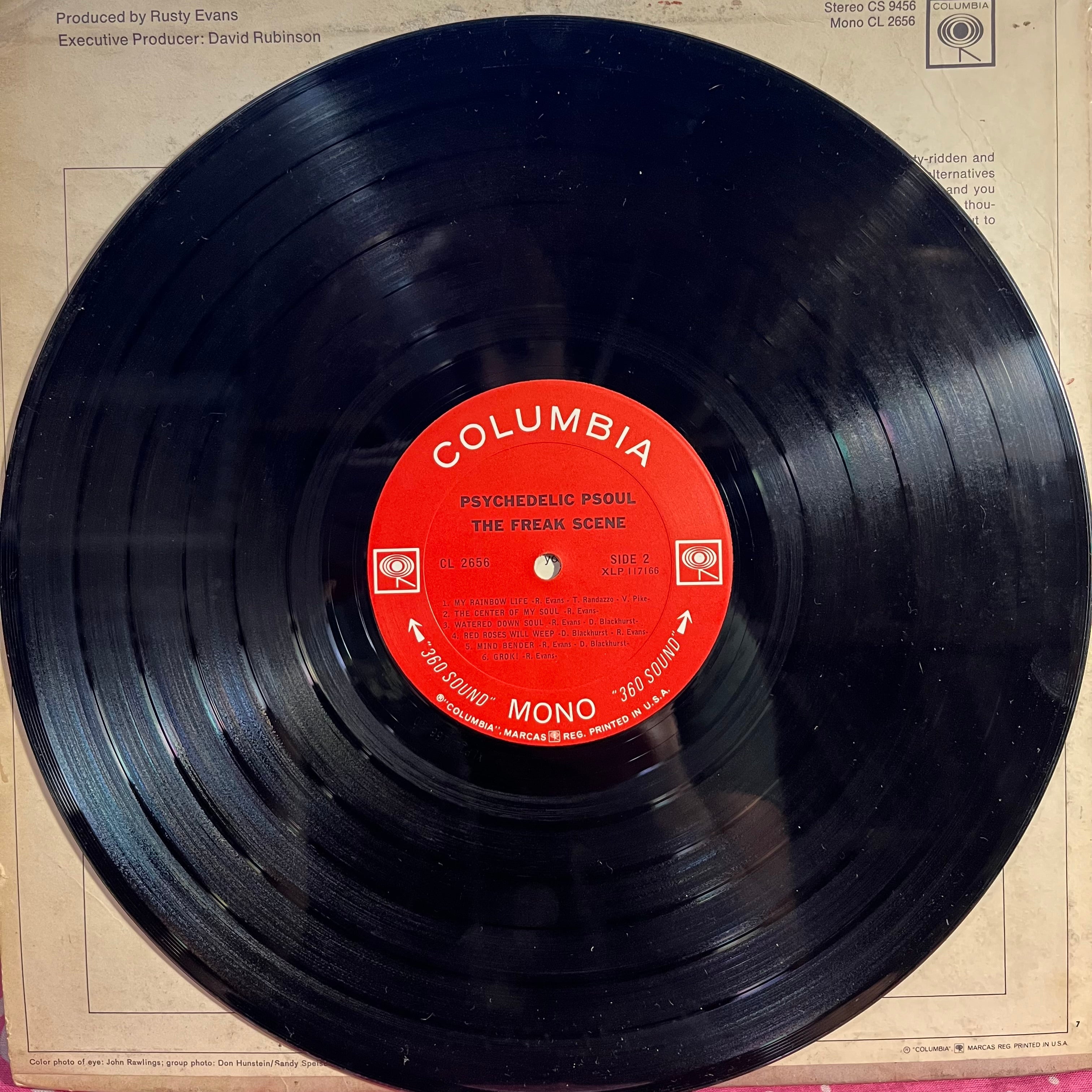 The Freak Scene - Psychedelic Psoul *MONO* | Excellent (EX) Very Good Plus (VG+)