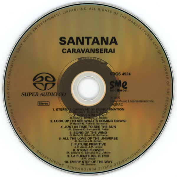 Santana - Caravanserai SACD *NO OBI / CD* | Near Mint (NM) Near Mint (NM)