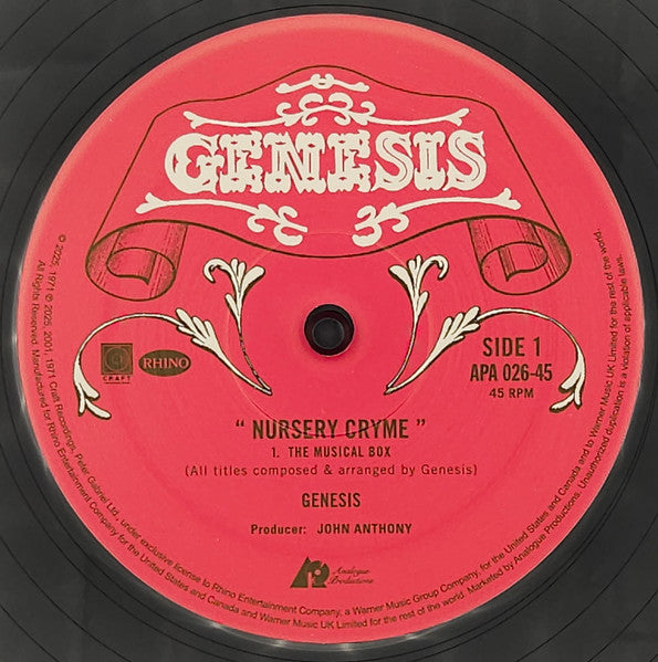 Genesis - Nursery Cryme (2xVINYL AUDIOPHILE) |