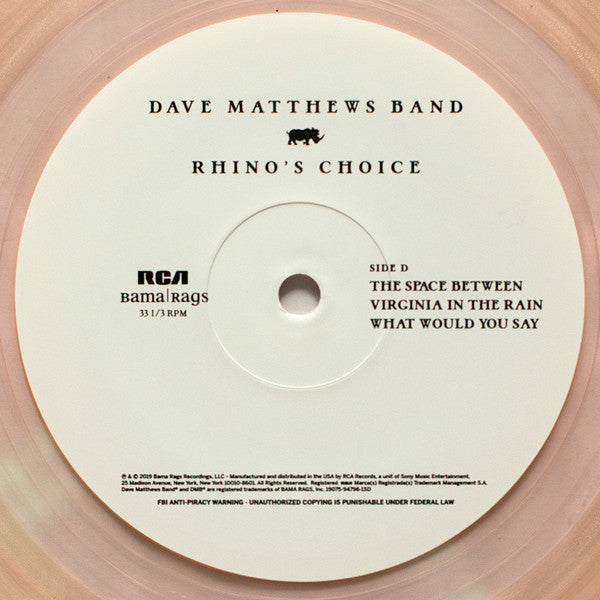 Dave Matthews Band - Rhino's Choice *TARGET/ROSE COLOR* | Near Mint (NM) Near Mint (NM)