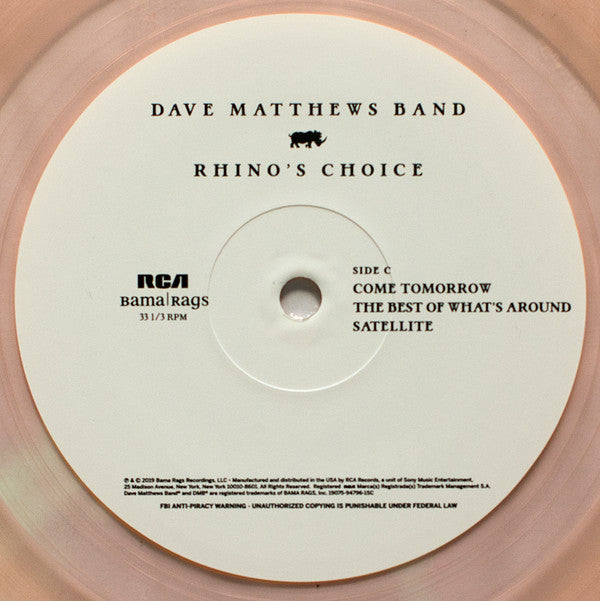 Dave Matthews Band - Rhino's Choice *TARGET/ROSE COLOR* | Near Mint (NM) Near Mint (NM)