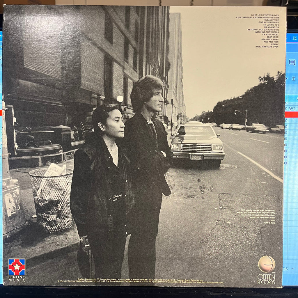 John Lennon & Yoko Ono - Double Fantasy *SPECIALTY* | Near Mint (NM) Near Mint (NM)