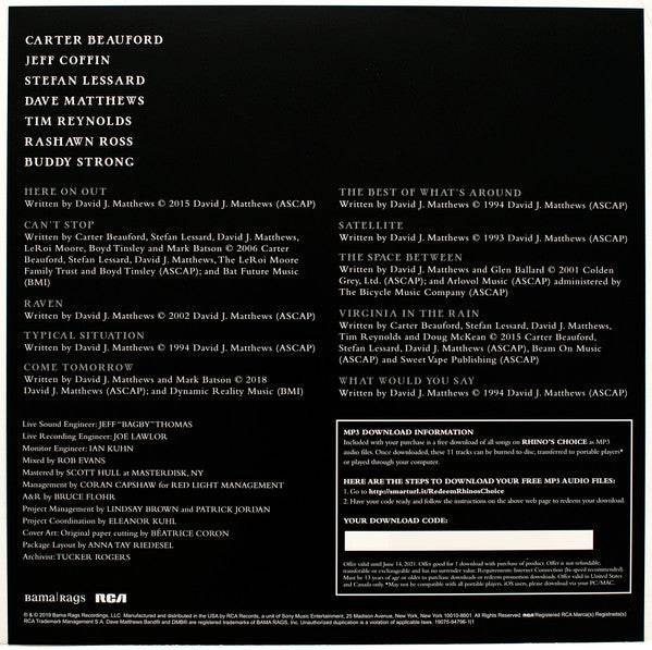 Dave Matthews Band - Rhino's Choice *TARGET/ROSE COLOR* | Near Mint (NM) Near Mint (NM)