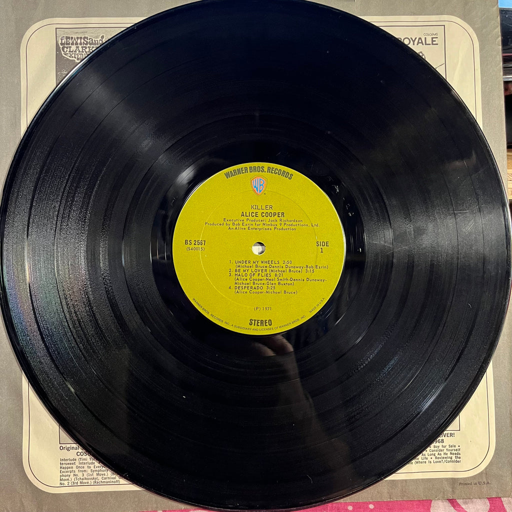 Alice Cooper - Killer *TERRE HAUTE* | Very Good Plus (VG+) Very Good (VG)