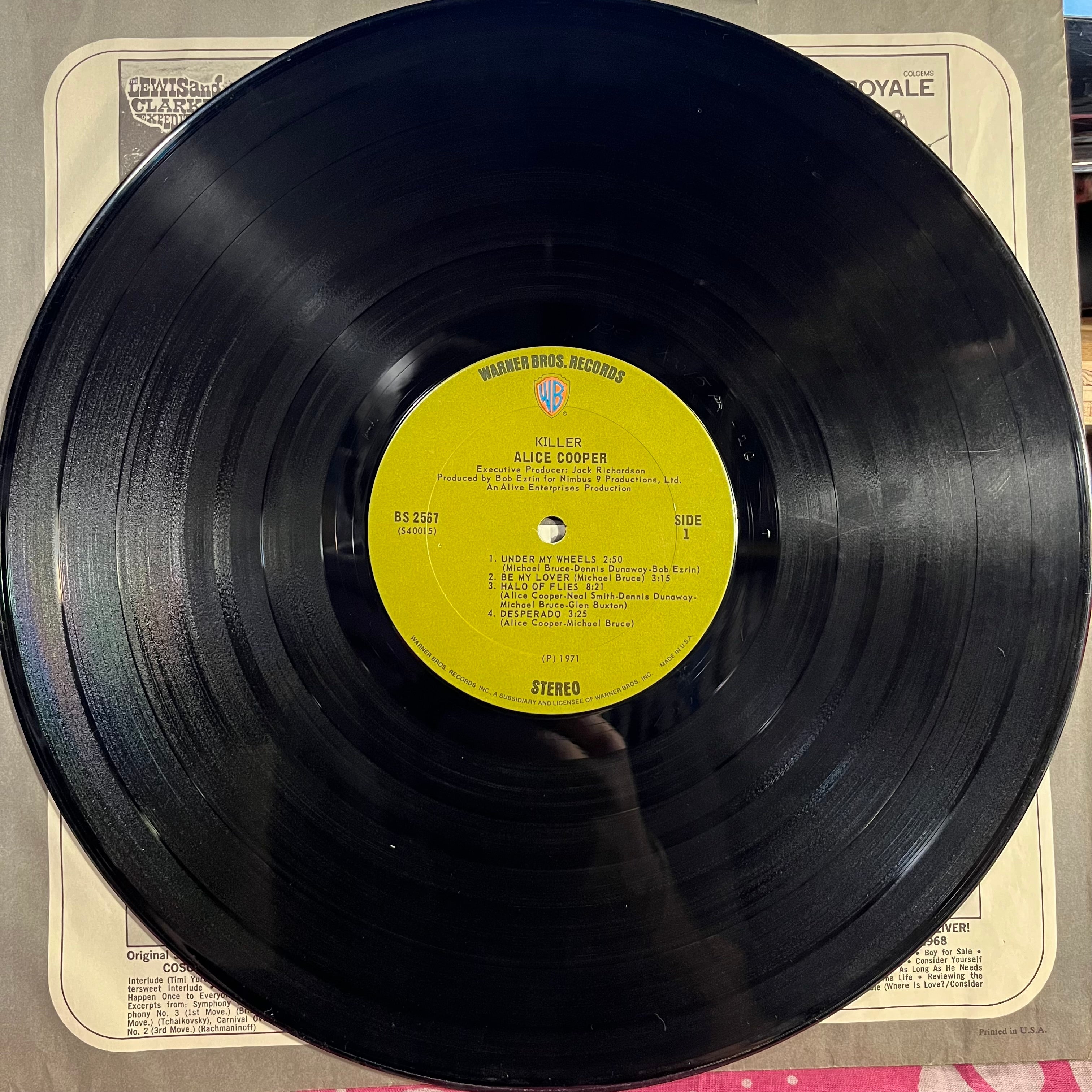 Alice Cooper - Killer *TERRE HAUTE* | Very Good Plus (VG+) Very Good (VG)