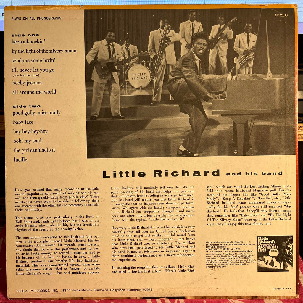 Little Richard - Little Richard *REISSUE* | Very Good Plus (VG+) Very Good Plus (VG+)