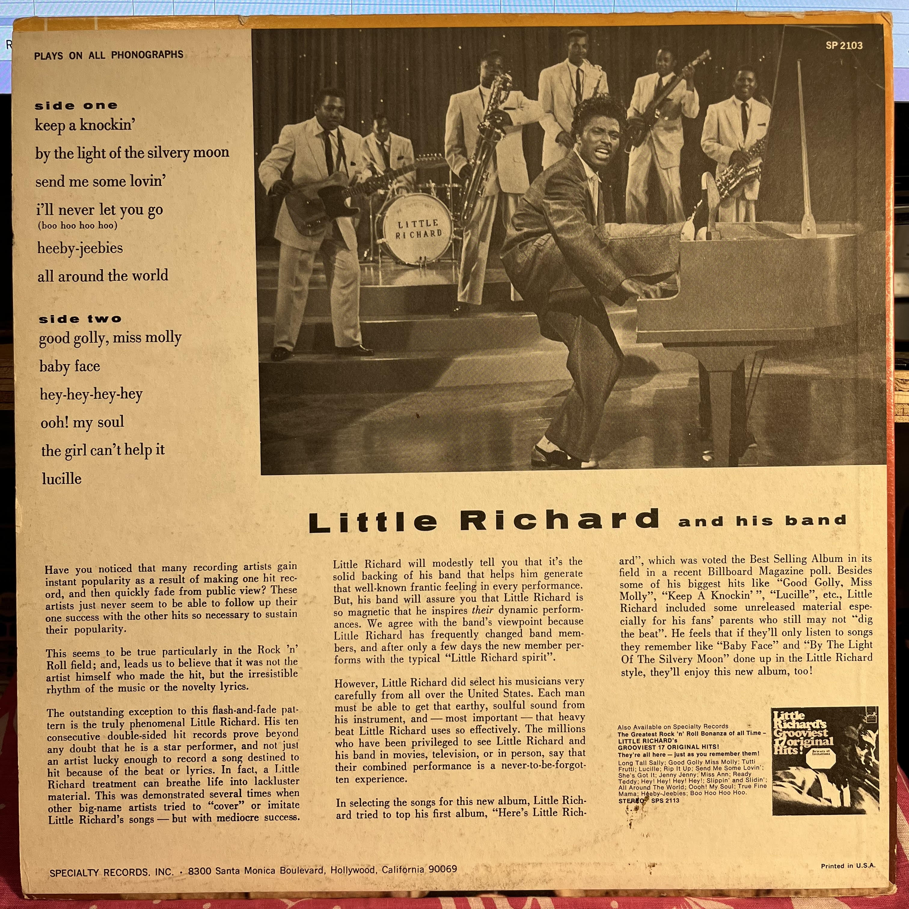 Little Richard - Little Richard *REISSUE* | Very Good Plus (VG+) Very Good Plus (VG+)