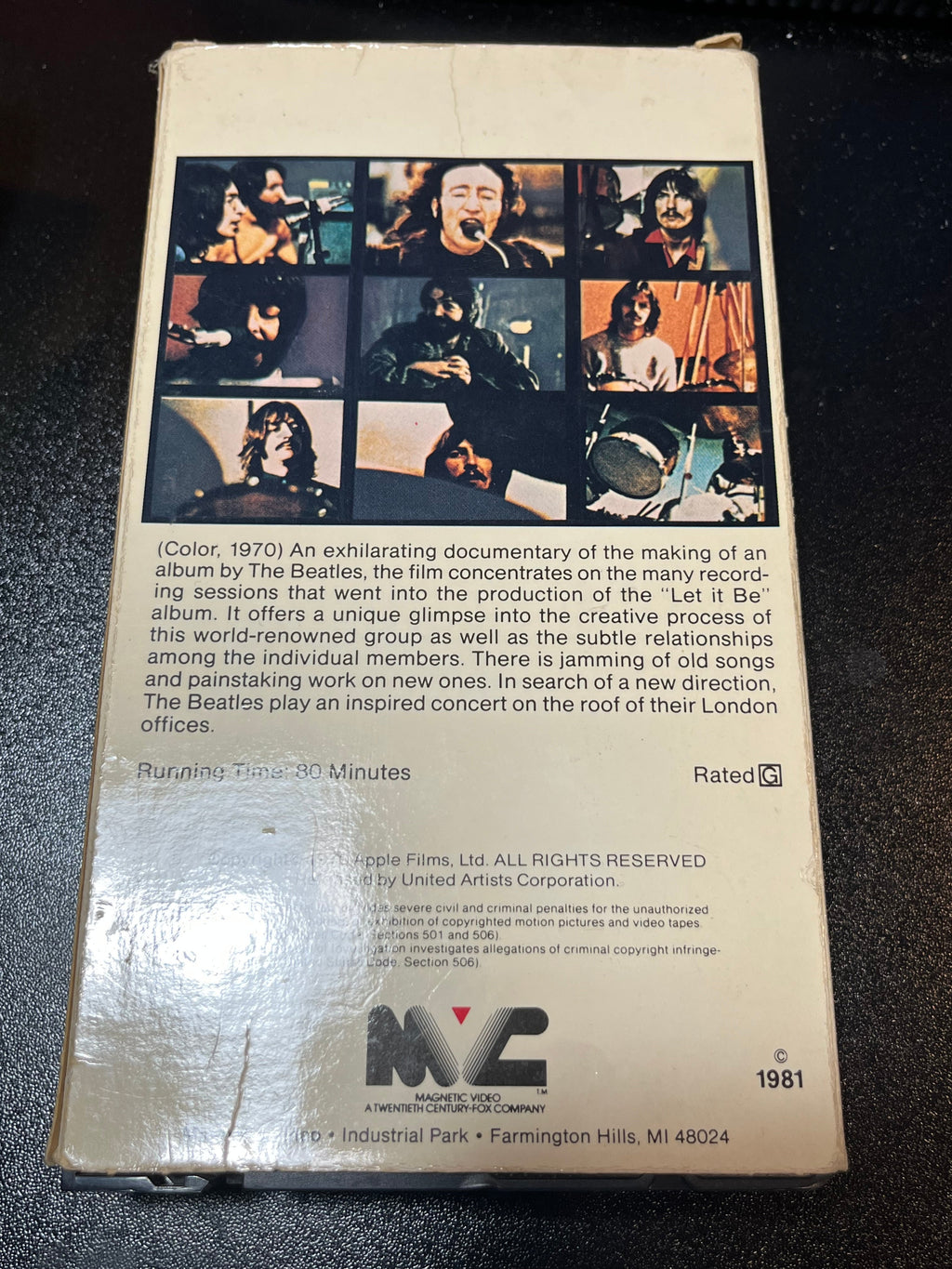 BEATLES - Let It Be (VHS TAPE) |