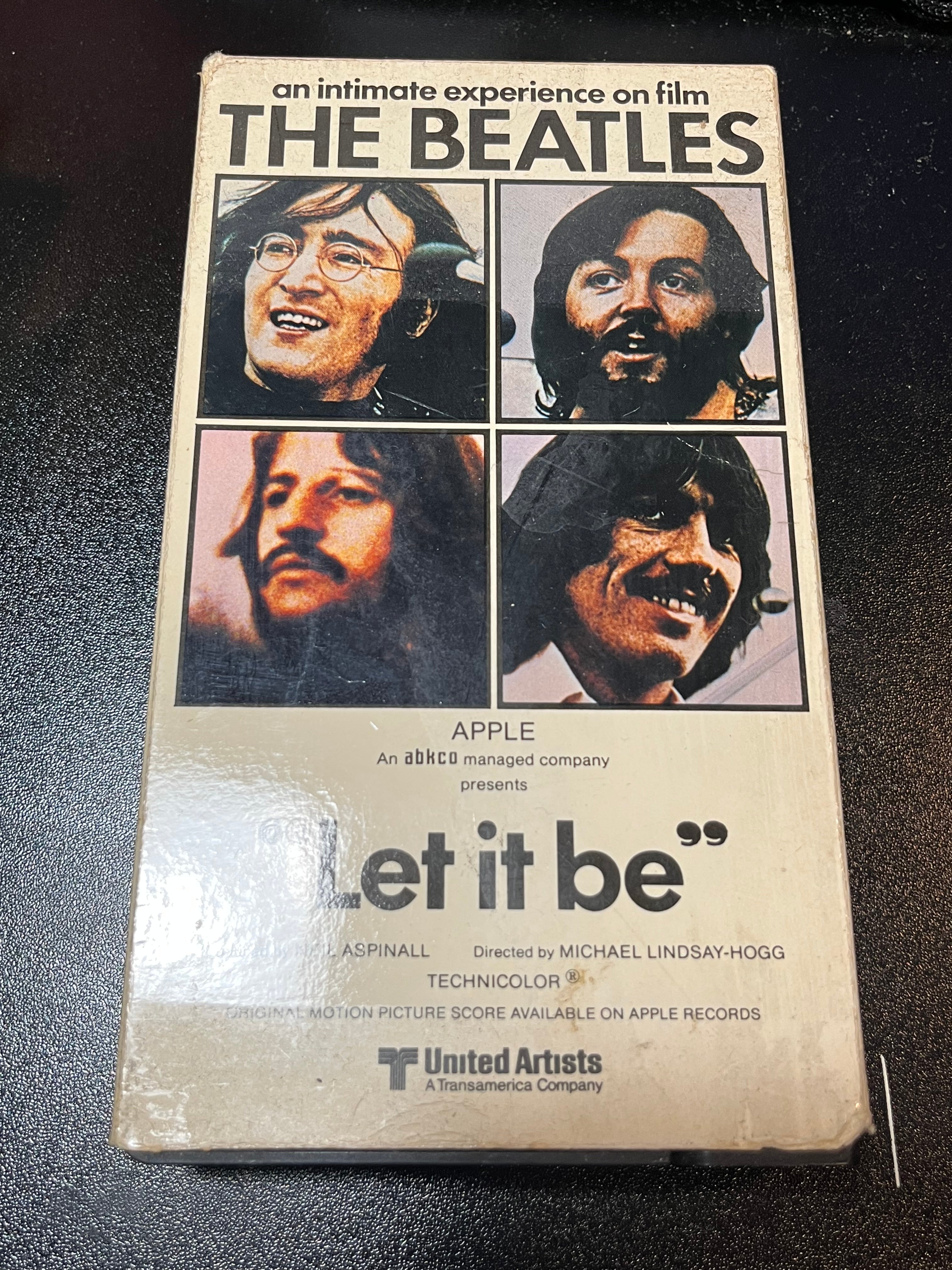 BEATLES - Let It Be (VHS TAPE) |