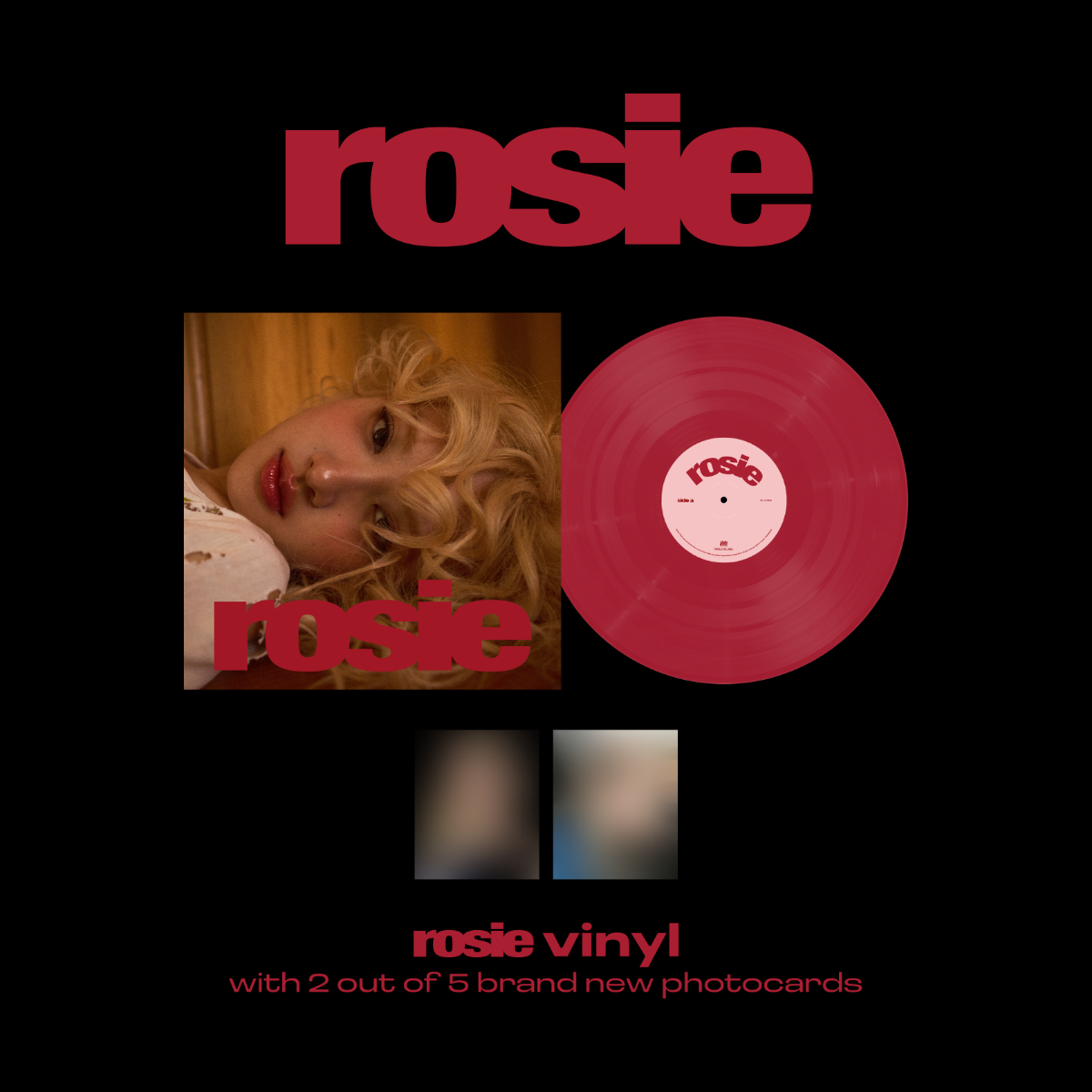 ROSÉ - Rosie (Red Vinyl) | Mint (M) Mint (M)