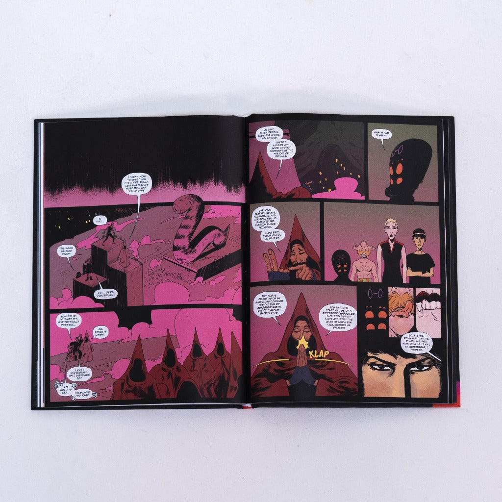 Self Defense Family: Run The Dungeon Deluxe Hardcover Book